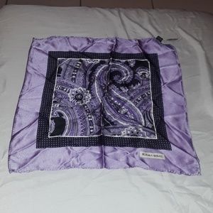 Burma Bibas men's silk pocket square NWT